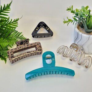 ✨Bundle 4 PCS | NEW Assorted Hair Clips| Claw Clips | Everyday Hair Accessories✨